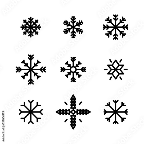 Snow icon or logo isolated sign symbol vector illustration - high quality black style vector icons 