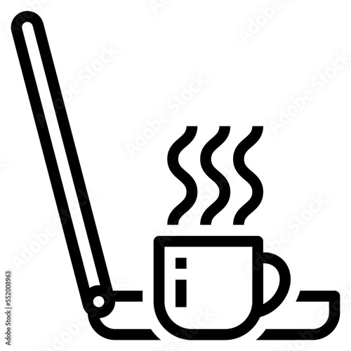 coffee break outline icon