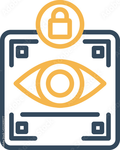 Retina Security Vector Icon
