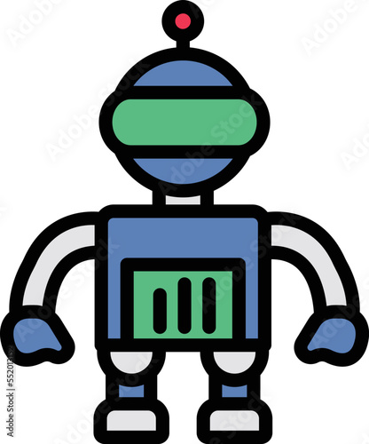 Robot Vector Icon
