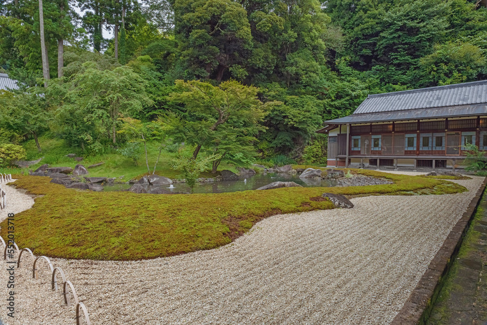 Fototapeta premium 鎌倉円覚寺 方丈庭園