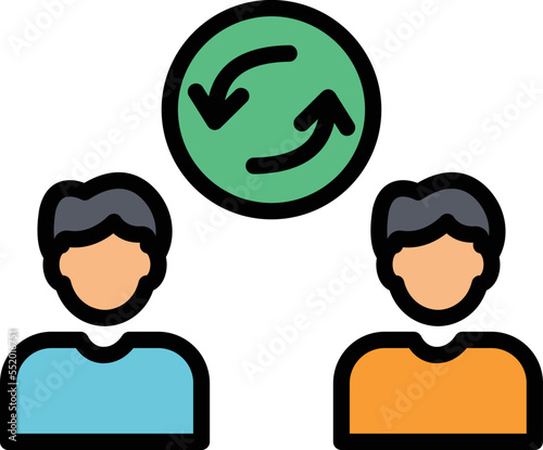 Update profiles Vector Icon
