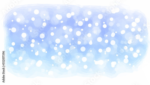 Snow flurry background.  Vector in low poly style.