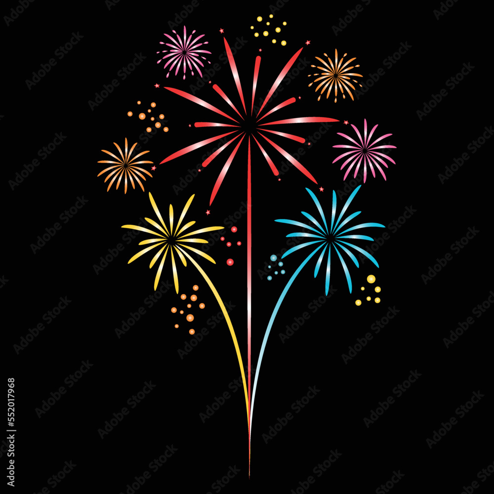 fireworks in the sky