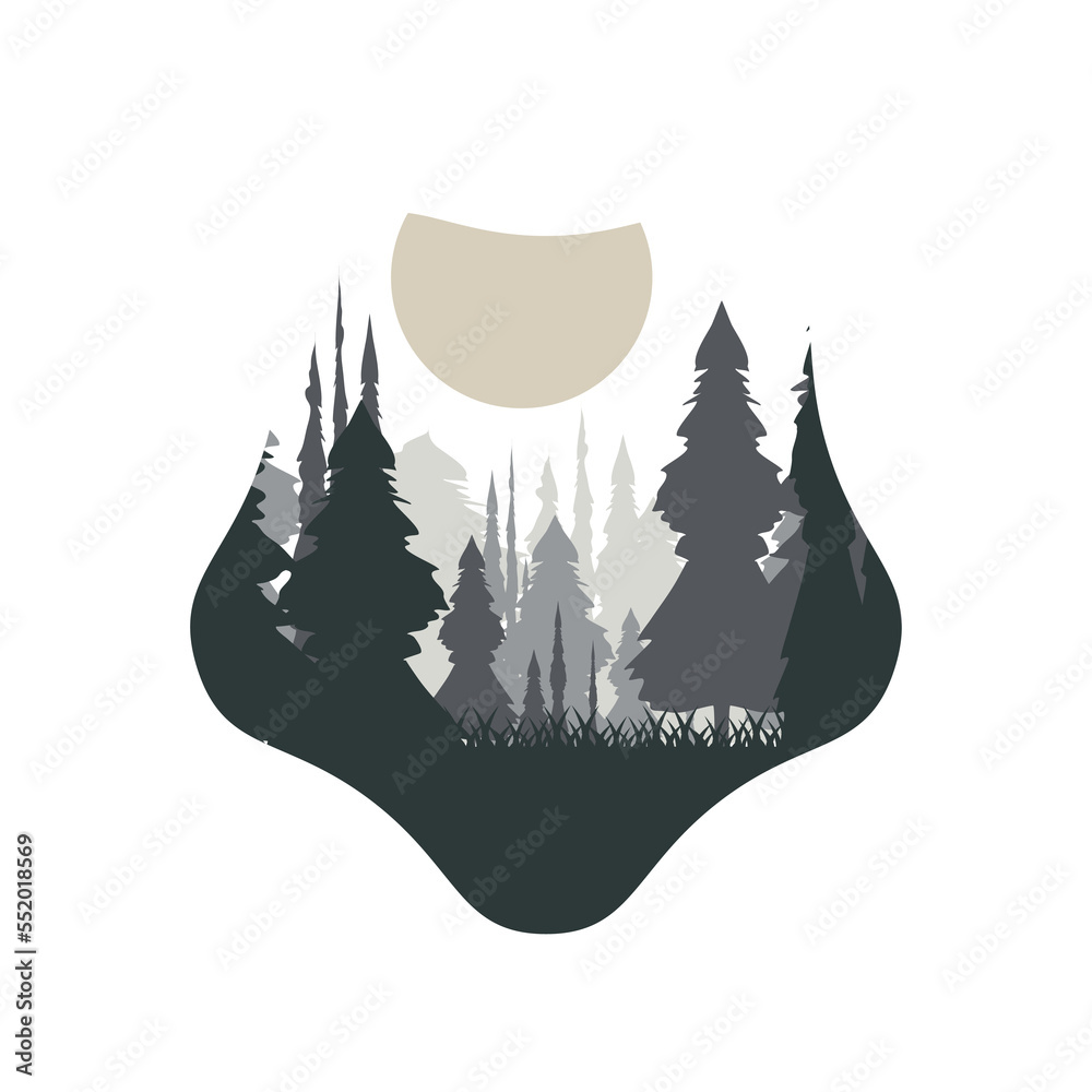 dusk in the forest natural dark tree nature collection set dusk in the forest natural dark tree nature collection set