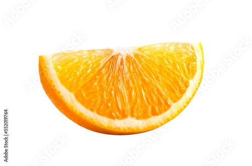 Orang slice isolated on transparent png
