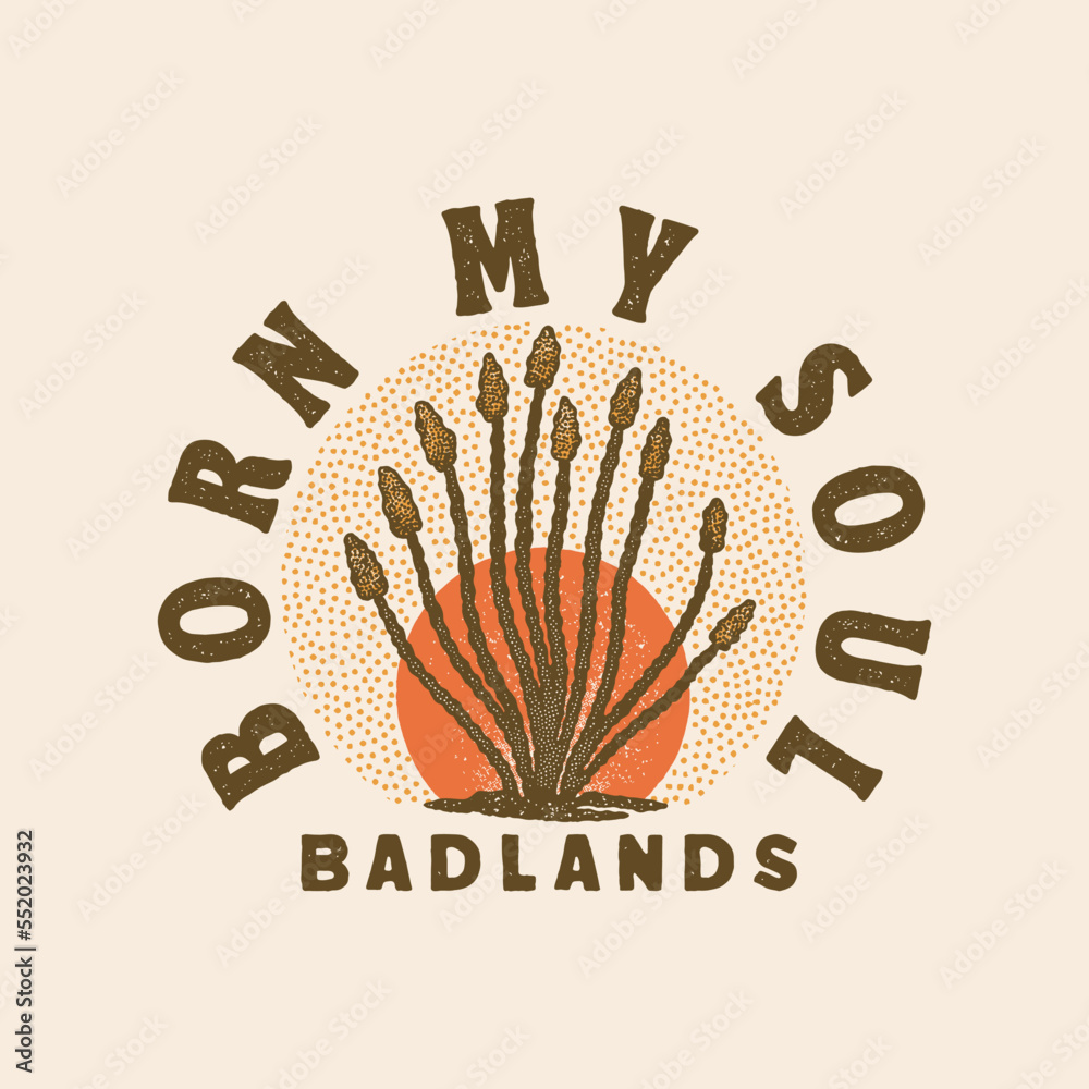 badlands-illustration-desert-badge-wild-west-graphic-logo-vintage
