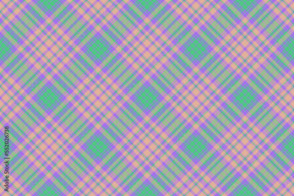 Check vector plaid. Fabric pattern textile. Texture tartan seamless background.