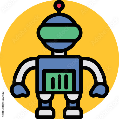 Robot Vector Icon
