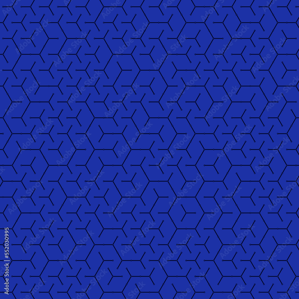 Hexagonal Maze pattern abstract illustration Hexagonal Maze pattern abstract illustration