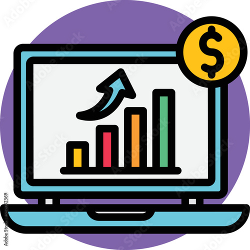 Business Income Vector Icon
