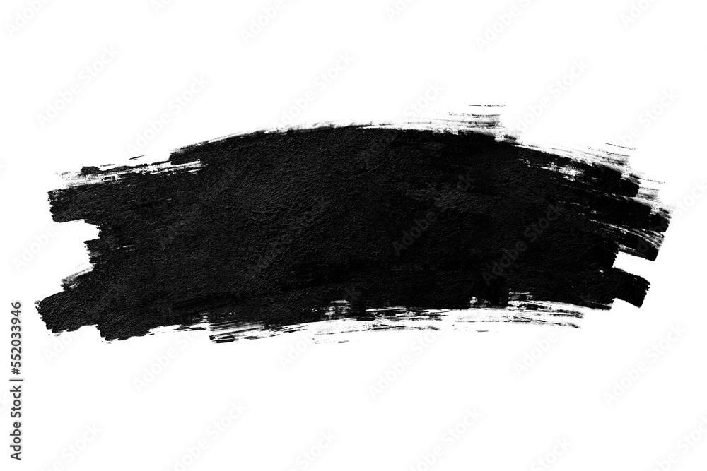 Fototapeta premium Ink splashes isolated transparency background.