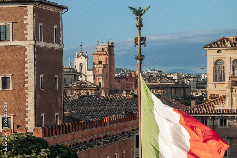 Obraz premium Rome, Italy- November 2022: The beautiful architecture of