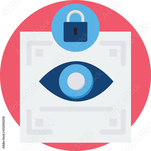 Retina Security Vector Icon
