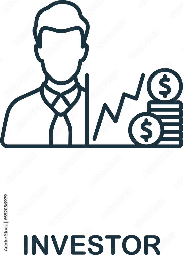 Investory icon. Monochrome simple Company Structure icon for templates, web design and infographics Investory icon. Monochrome simple Company Structure icon for templates, web design and infographics