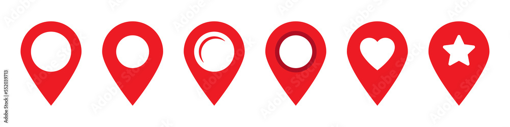 Maps pin. Red location map icon. Maps pin. Red location map icon.