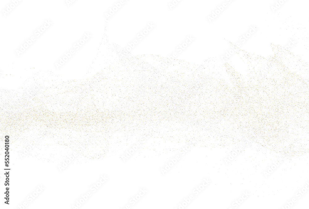Fototapeta premium Light silver gold dust. Vector