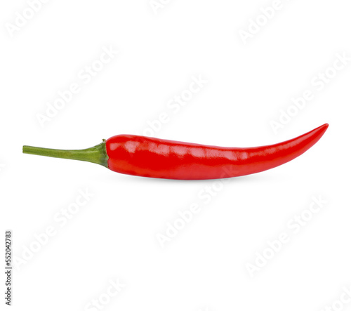 Ripe pepper isolated on transparent background (.PNG) © sathit