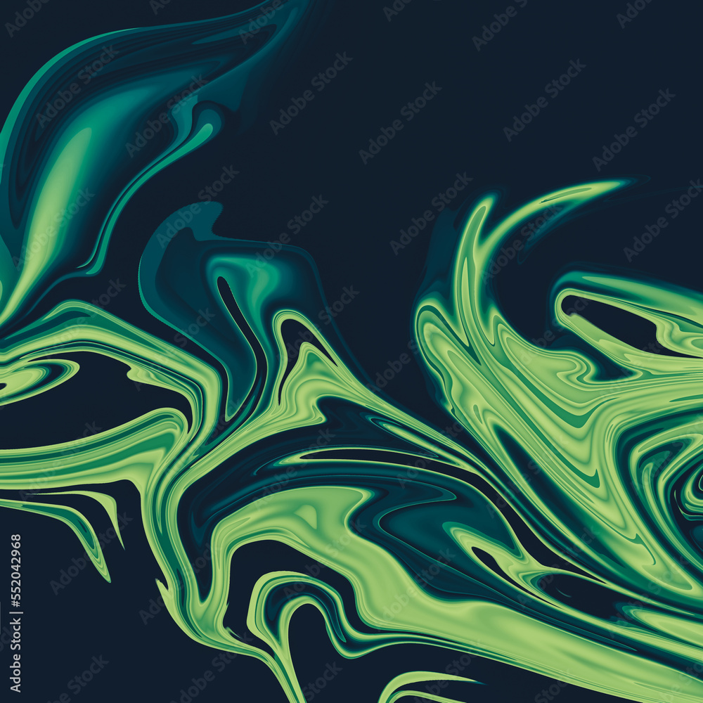 Abstract liquid blue green background Abstract liquid blue green background