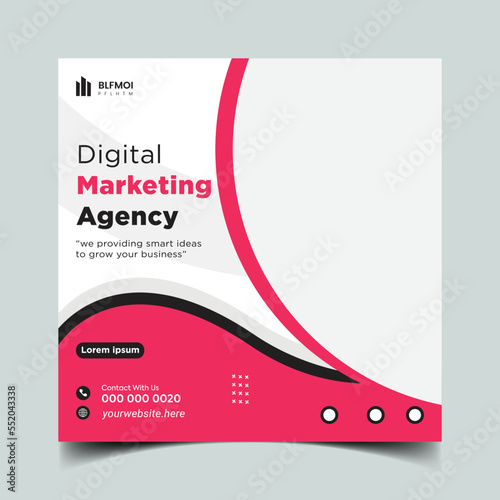 Digital marketing expert social media post template. Hereing social media post. Bannar, web, social media ads.vector template. 