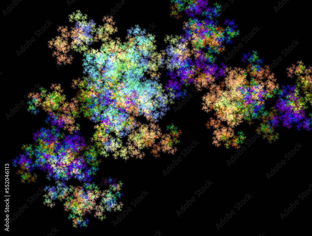 Imaginatory fractal abstract background Image