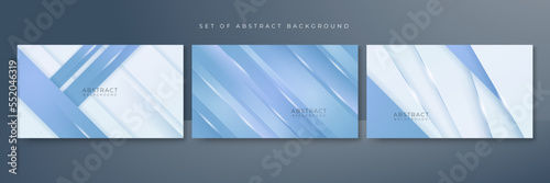 Abstract luxury blight blue and white background
