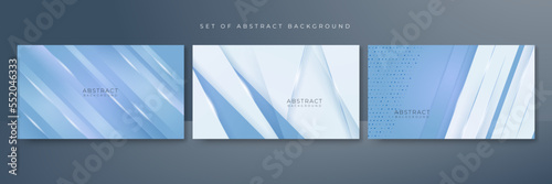 Abstract luxury blight blue and white background