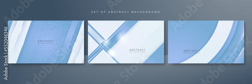 Abstract luxury blight blue and white background