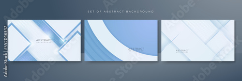 Abstract luxury blight blue and white background