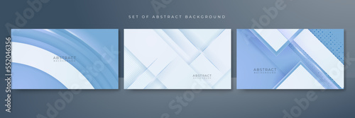 Abstract luxury blight blue and white background