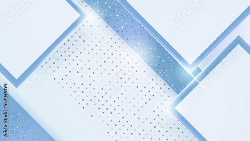 Abstract luxury blight blue and white background