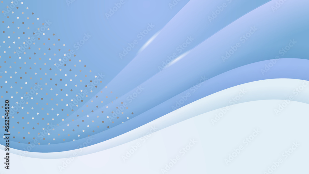 Abstract luxury blight blue and white background