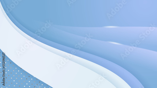 Abstract luxury blight blue and white background