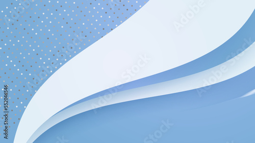 Abstract luxury blight blue and white background