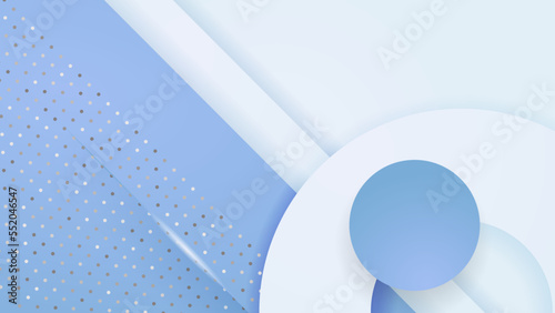 Abstract luxury blight blue and white background