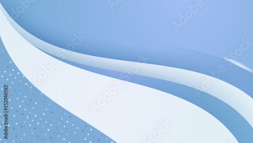 Abstract luxury blight blue and white background