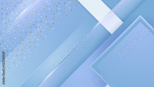 Abstract luxury blight blue and white background