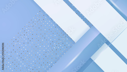 Abstract luxury blight blue and white background