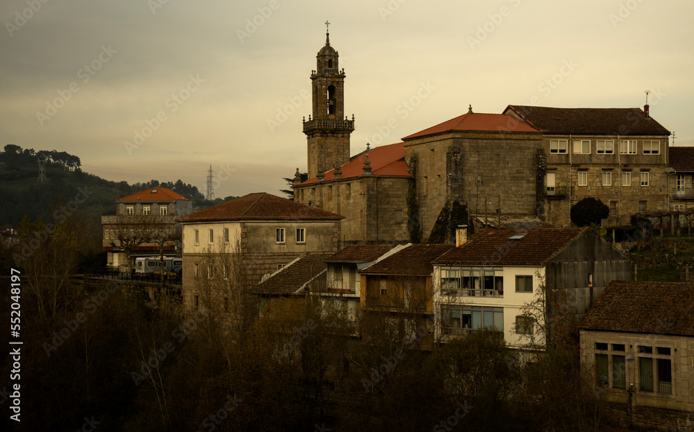 View of Ribadavia, Galicia, Spain