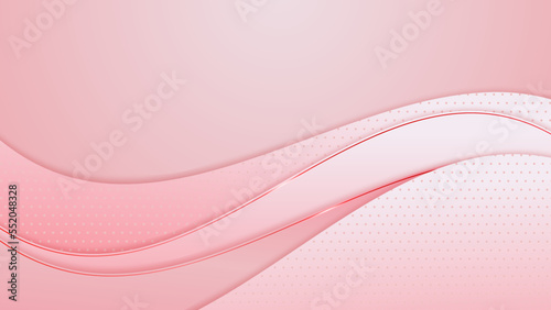 Abstract soft pink background with luxury white gradient color. Pink modern shapes background for banner template. Vector illustration abstract graphic design banner pattern presentation web template.