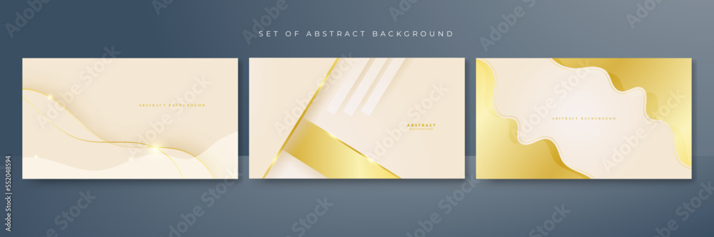 Luxury gold background with beige and white gradient color Luxury gold background with beige and white gradient color