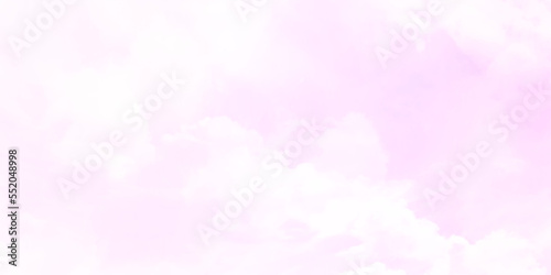 Watercolor soft pink sky background