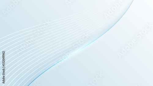 Abstract light blue background with soft white gradient color. Vector illustration abstract graphic design banner pattern presentation background web template.