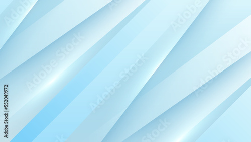 Abstract light blue background with soft white gradient color. Vector illustration abstract graphic design banner pattern presentation background web template.