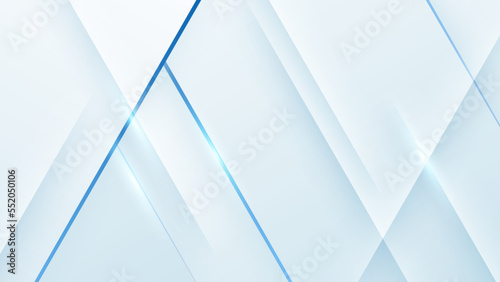 Abstract light blue background with soft white gradient color. Vector illustration abstract graphic design banner pattern presentation background web template.