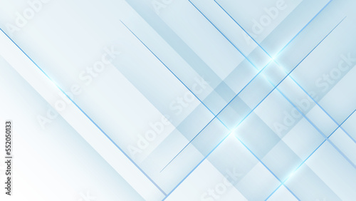 Abstract light blue background with soft white gradient color. Vector illustration abstract graphic design banner pattern presentation background web template.