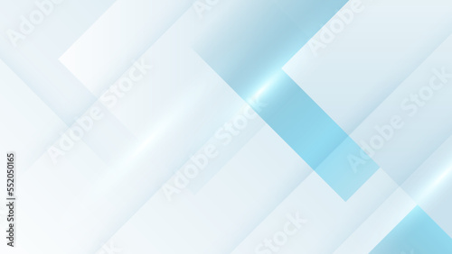 Abstract light blue background with soft white gradient color. Vector illustration abstract graphic design banner pattern presentation background web template.
