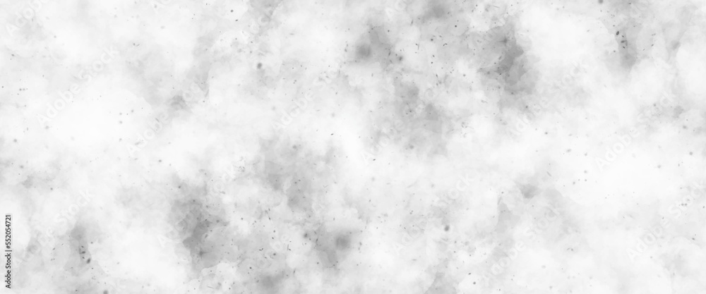 Monochrome black and white ink effect watercolor. Abstract grunge grey shades watercolor background. Smeared gray aquarelle painted paper textured. Silver ink and watercolor textures on white paper. 
