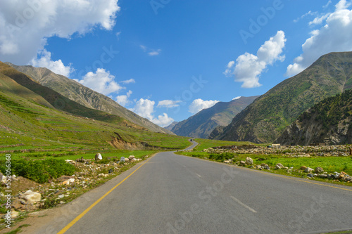 Beautiful landscape On Road to Gilgit Valley from Narran Valley