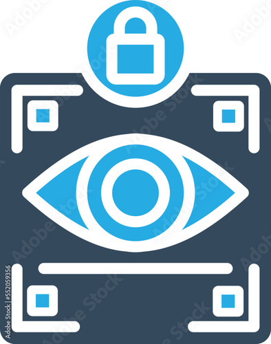 Retina Security Vector Icon
